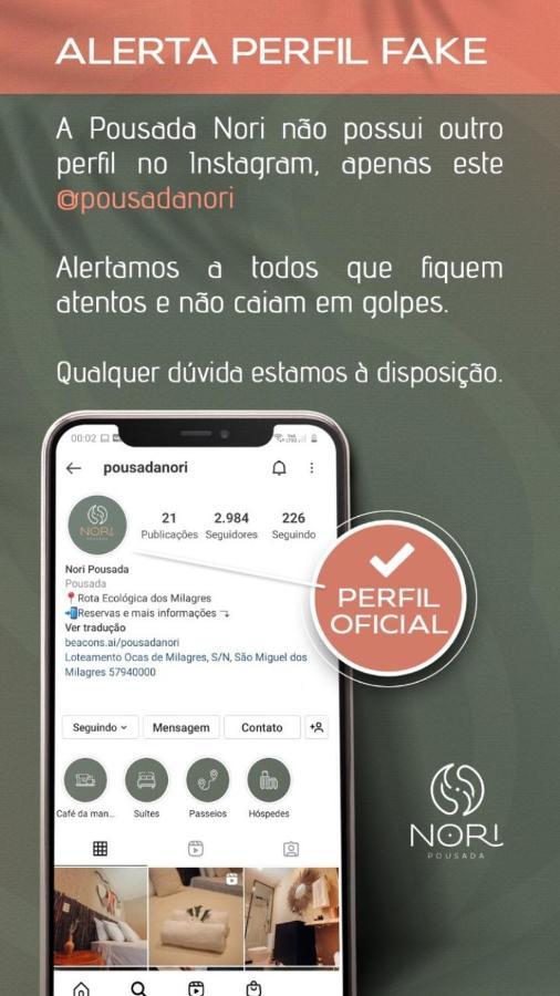 Nori Pousada São Miguel dos Milagres Екстериор снимка
